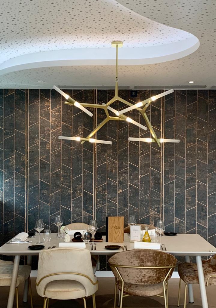 4 Restaurant l'Ascua - Vue détails papier peint, par Séverine Gaffori, Architecture d'intérieur et decoration